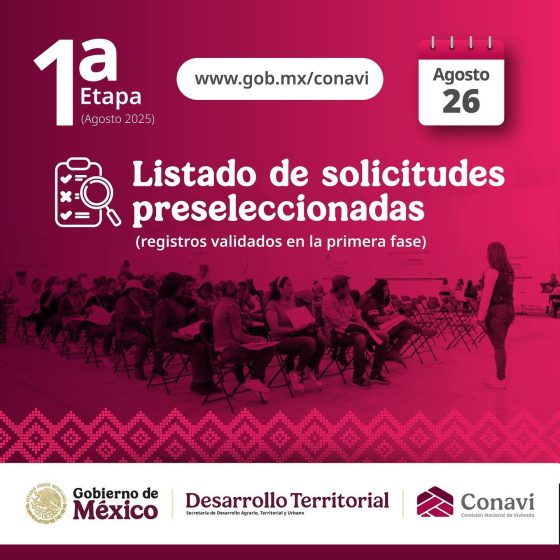 Consultar el listado de solicitudes preseleccionadas de la #Conavi