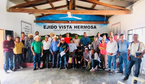Reunión de trabajo con autoridades ejidales y productores