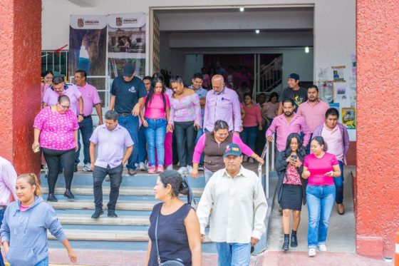 Gobierno de Cintalapa de Fig., Chiapas participa en el Simulacro Nacional de Sismo.