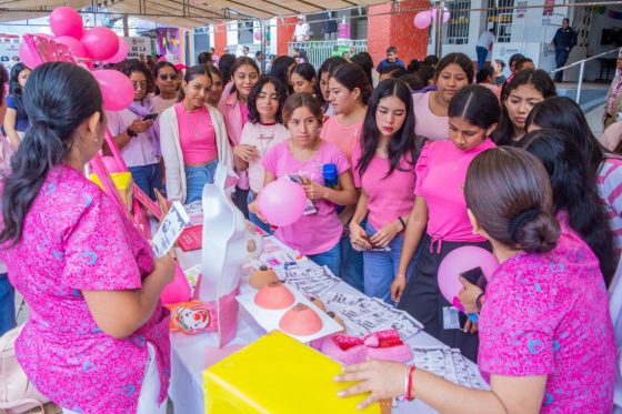 Gobierno de Cintalapa conmemora el Día Internacional de la Lucha contra el Cáncer de Mama.