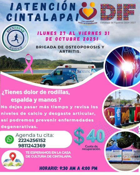 campaña de Osteoporosis y Artritis