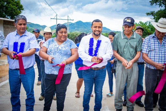 Inauguración de obra en el ejido Guadalupe Victoria