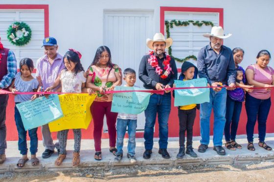Gobierno Municipal de Cintalapa inaugura Cuartos Dormitorios en Comunidades Indígenas