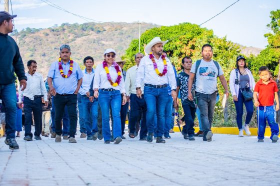 Inauguración de pavimentación Ejido Monte Los Olivos