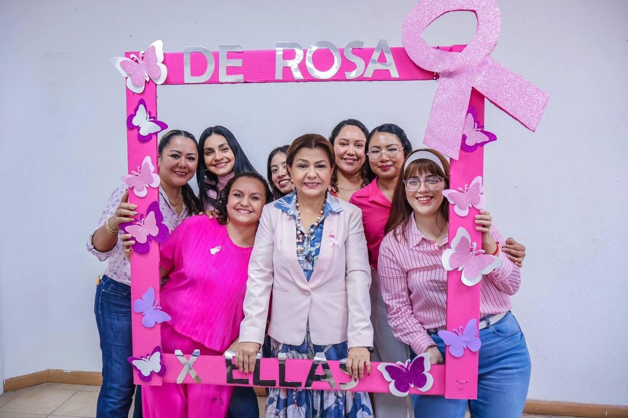 CONMEMORA AYUNTAMIENTO DE CINTALAPA EL DÍA ROSA PARA VISIBILIZAR LA LUCHA CONTRA EL CÁNCER DE MAMA