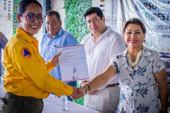 CONCLUYE CURSO DE CAPACITACIÓN EN INCENDIOS FORESTALES ÍNTERMUNICIPAL