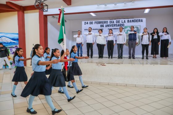 CONMEMORA AYUNTAMIENTO DE CINTALAPA EL DÍA DE LA BANDERA