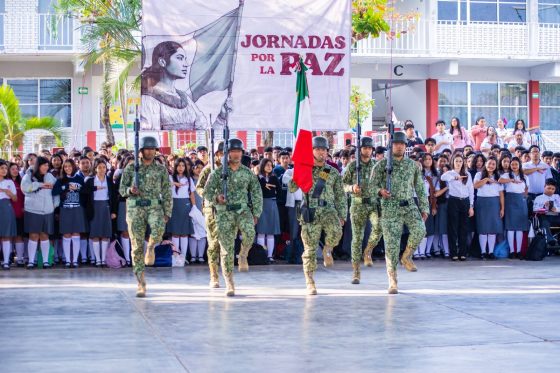 CELEBRA AYUNTAMIENTO DE CINTALAPA JORNADA POR LA PAZ EN EL CBTIS 169