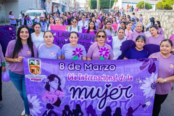 INICIAN ACTIVIDADES EN CONMEMORACIÓN AL DÍA INTERNACIONAL DE LA MUJER CON UNA CAMINATA PACÍFICA