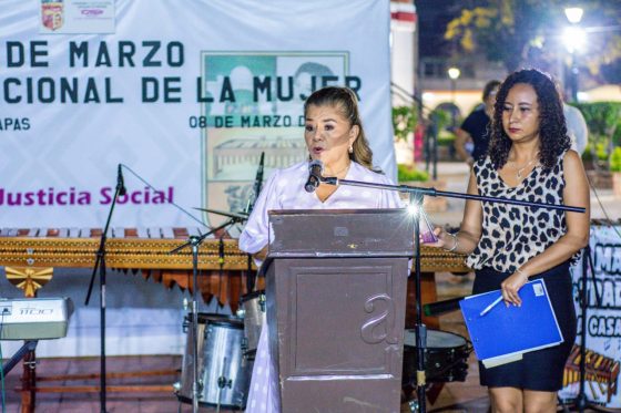 CONMEMORA PRESIDENTA MUNICIPAL DE CINTALAPA EL DÍA INTERNACIONAL DE LA MUJER