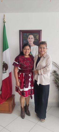 SE REÚNE PRESIDENTA MUNICIPAL DE CINTALAPA CON LA DELEGADA DEL INPI EN CHIAPAS