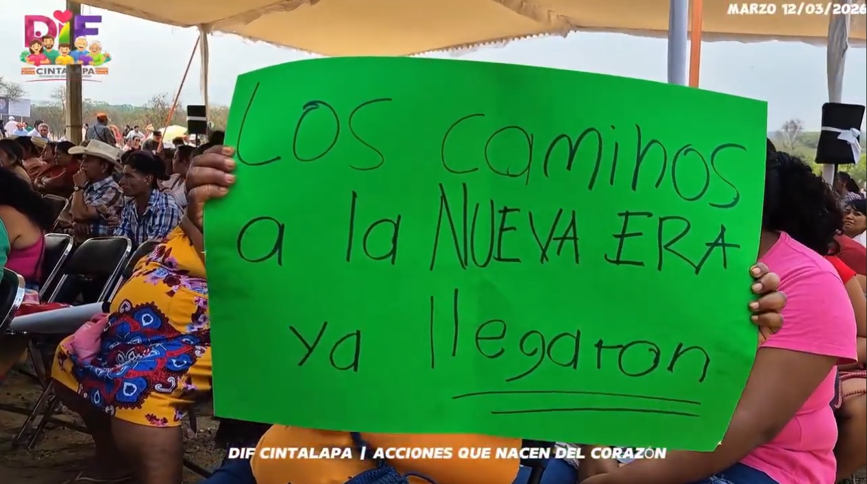 Cintalapa avanza con mejores caminos